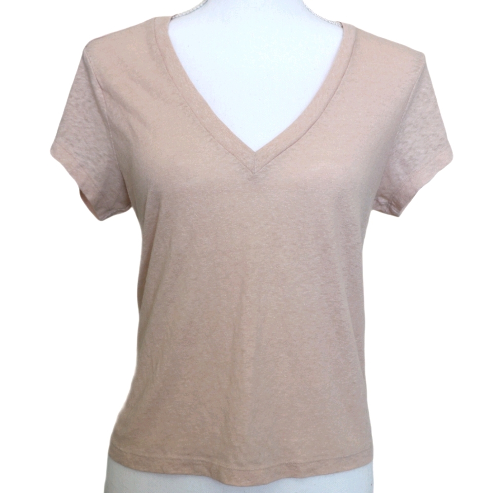 VICTORIA'S SECRET Peachy Pink Gold Shift Crop Top